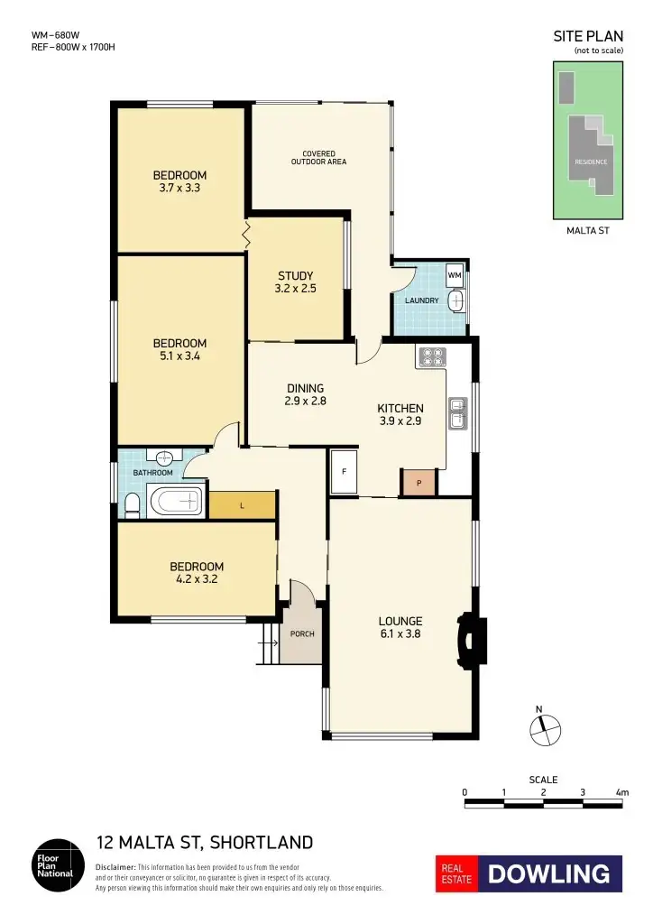 Floorplan of Homely house listing, 12 Malta Street, Shortland NSW 2307