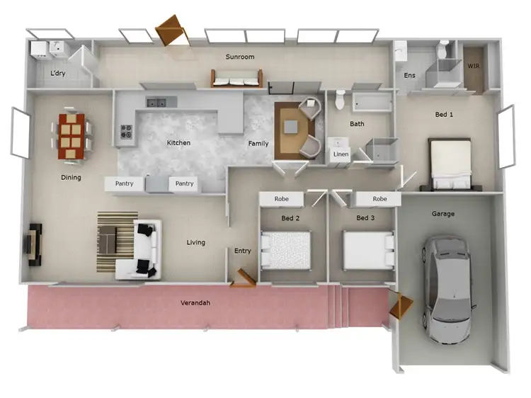 Floorplan of Homely house listing, 23 Sunset Boulevard, Winmalee NSW 2777