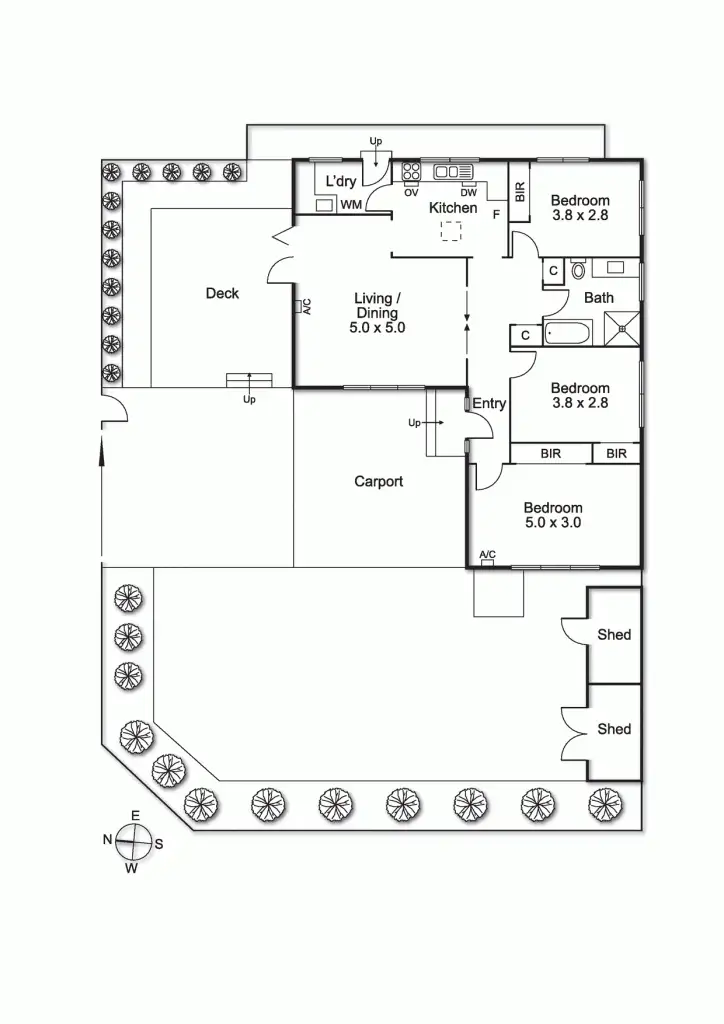 Floorplan of Homely house listing, 1/30 Matilda Road, Moorabbin VIC 3189