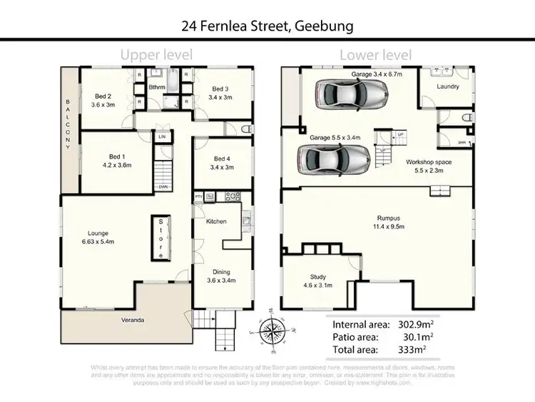Floorplan of Homely house listing, 24 Fernlea Street, Geebung QLD 4034