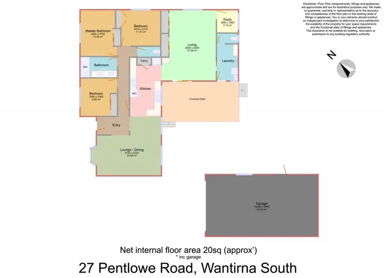 Floorplan of Homely house listing, 27 Pentlowe Road, Wantirna South VIC 3152