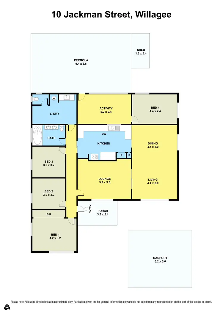 Floorplan of Homely house listing, 10 Jackman St, Willagee WA 6156