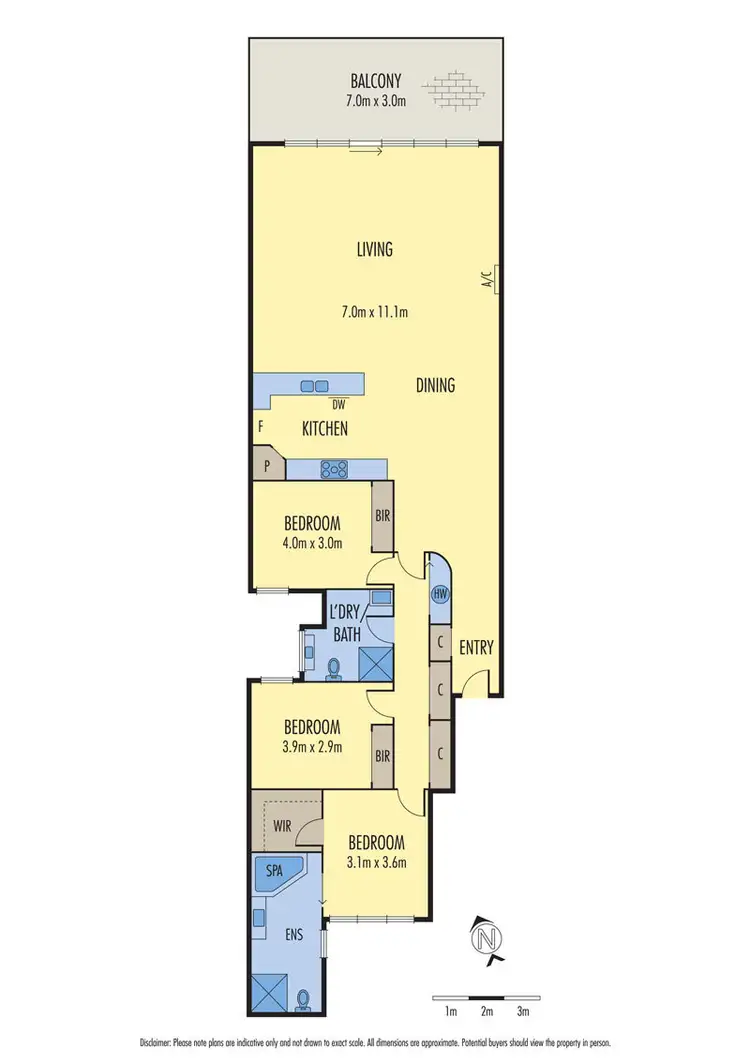 Floorplan of Homely apartment listing, 4/2A Market Street, Geelong VIC 3220