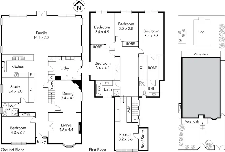 Floorplan of Homely house listing, 8 Paywit Street, Preston VIC 3072