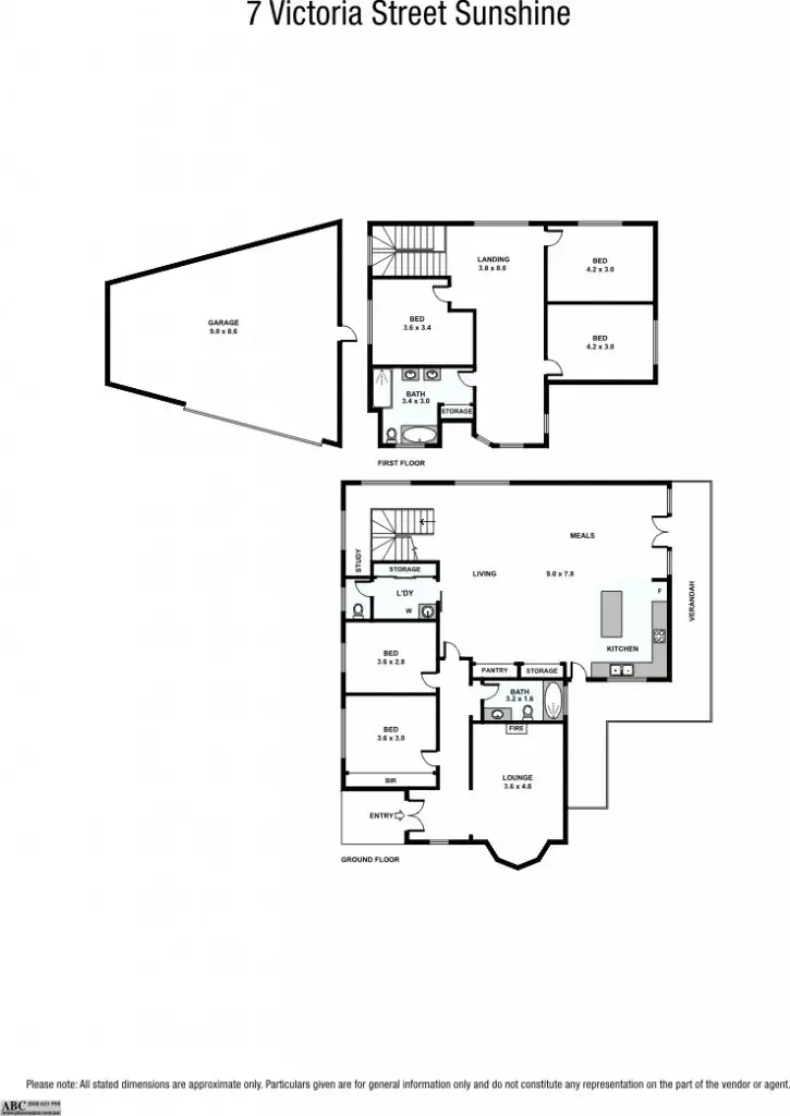 Floorplan of Homely house listing, 7 Victoria Street, Sunshine VIC 3020