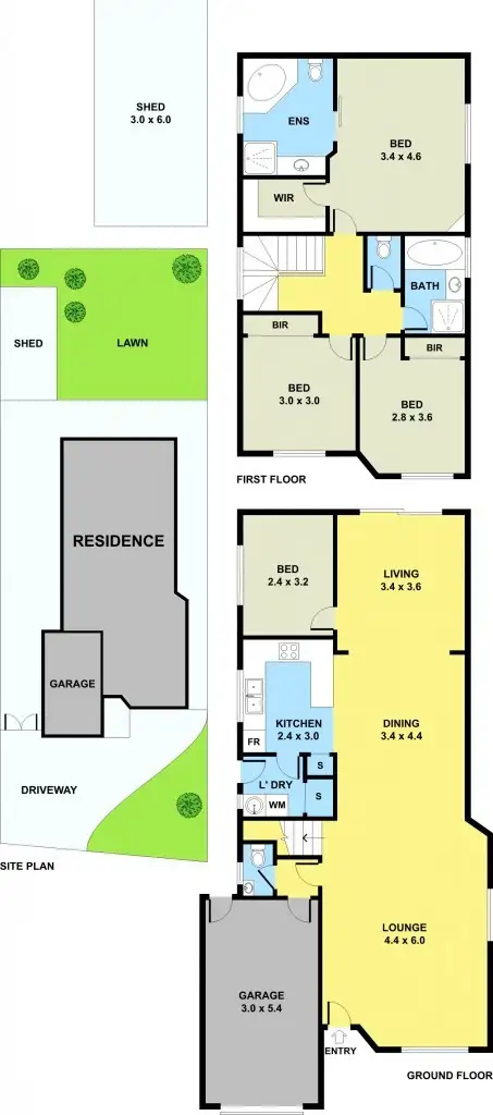 Floorplan of Homely house listing, 14 Honeysuckle Court, Meadow Heights VIC 3048