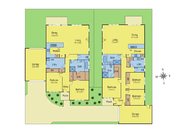 Floorplan of Homely unit listing, 2/11 Jenna Court, St Albans Park VIC 3219