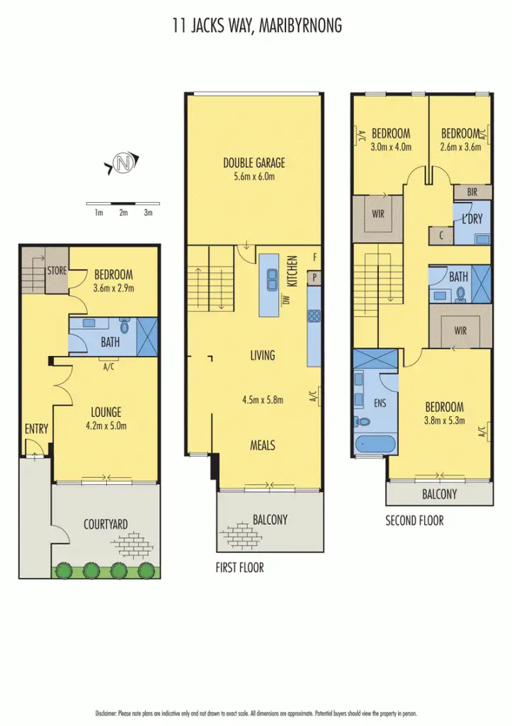 Floorplan of Homely house listing, 11 Jacks Way, Maribyrnong VIC 3032