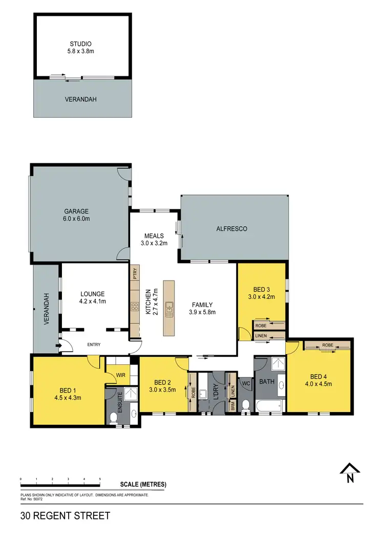 Floorplan of Homely house listing, 30 Regent Street, Strathfieldsaye VIC 3551