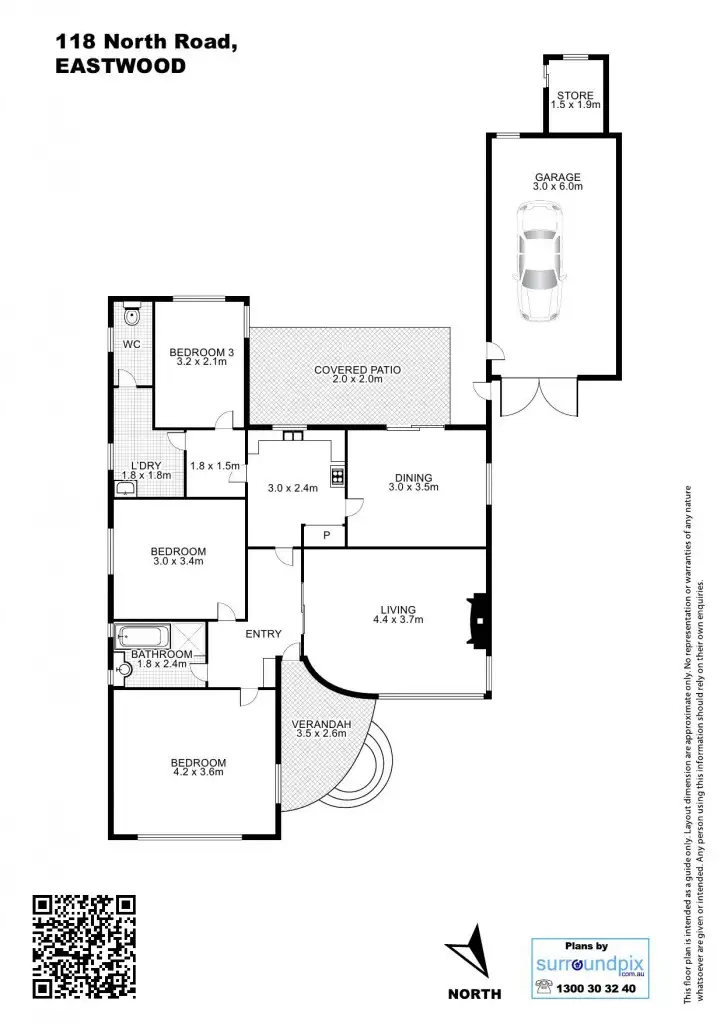 Floorplan of Homely house listing, 118 North Rd, Eastwood NSW 2122