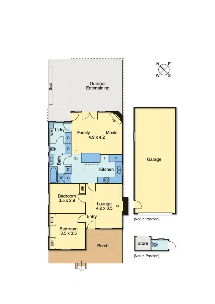 Floorplan of Homely house listing, 13 Hargreaves Street, Mornington VIC 3931