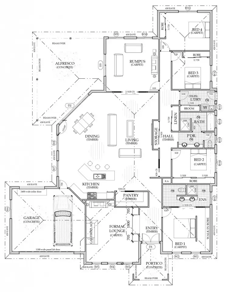 Floorplan of Homely house listing, 71 Brindabella Drive, Tatton NSW 2650