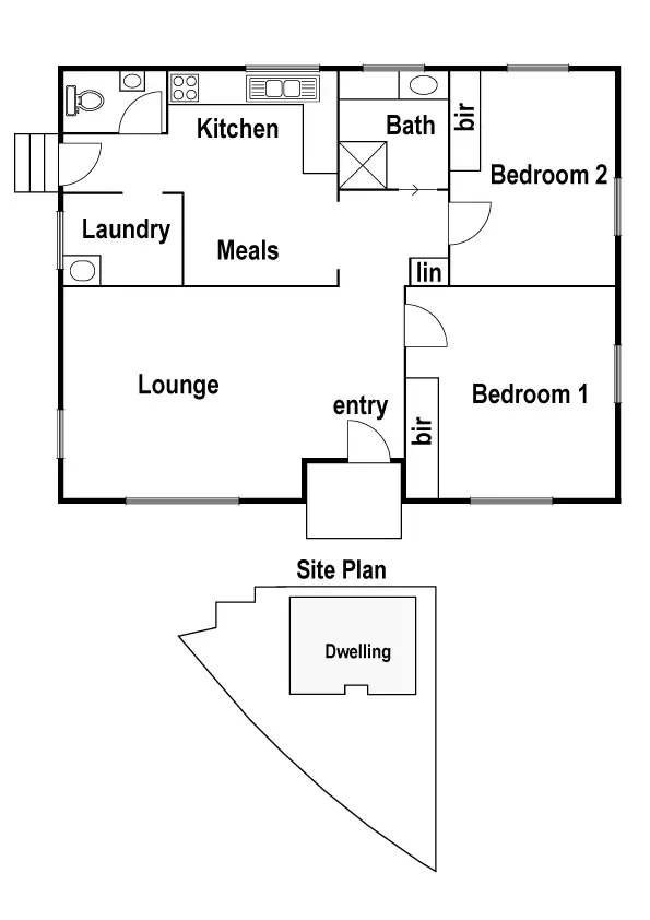 Floorplan of Homely house listing, 197 Albert Street, Reservoir VIC 3073