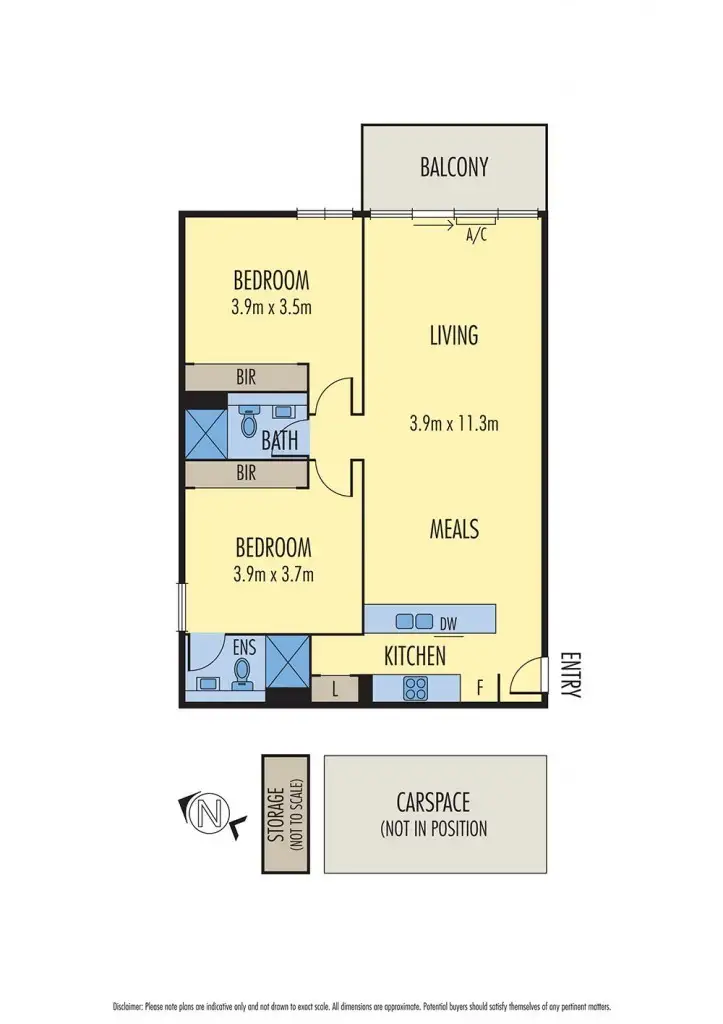 Floorplan of Homely apartment listing, 311/435-439 Whitehorse Road, Mitcham VIC 3132