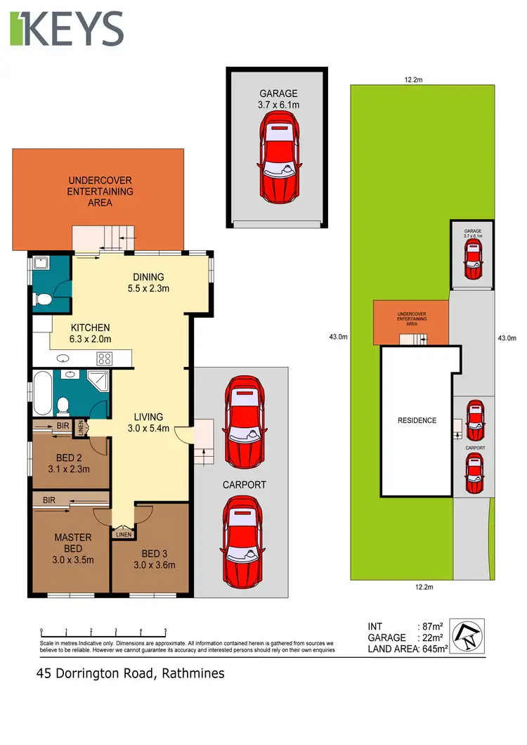 Floorplan of Homely house listing, 45 Dorrington Road, Rathmines NSW 2283