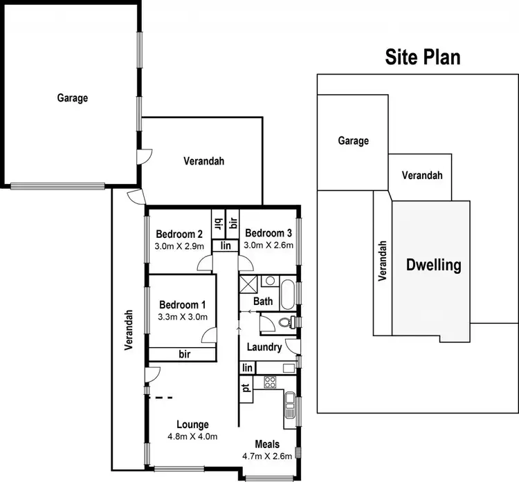 Floorplan of Homely house listing, 32 Dransfield Way, Epping VIC 3076