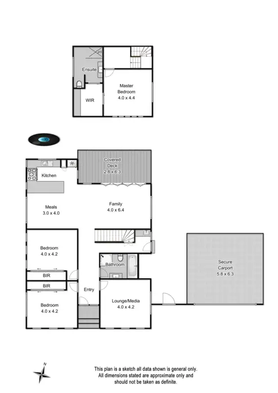 Floorplan of Homely house listing, 23A Daisy Street, Heathmont VIC 3135