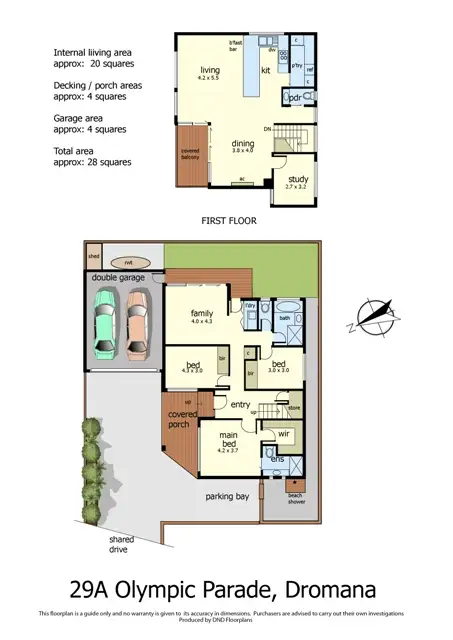 Floorplan of Homely house listing, 29a Olympic Parade, Dromana VIC 3936