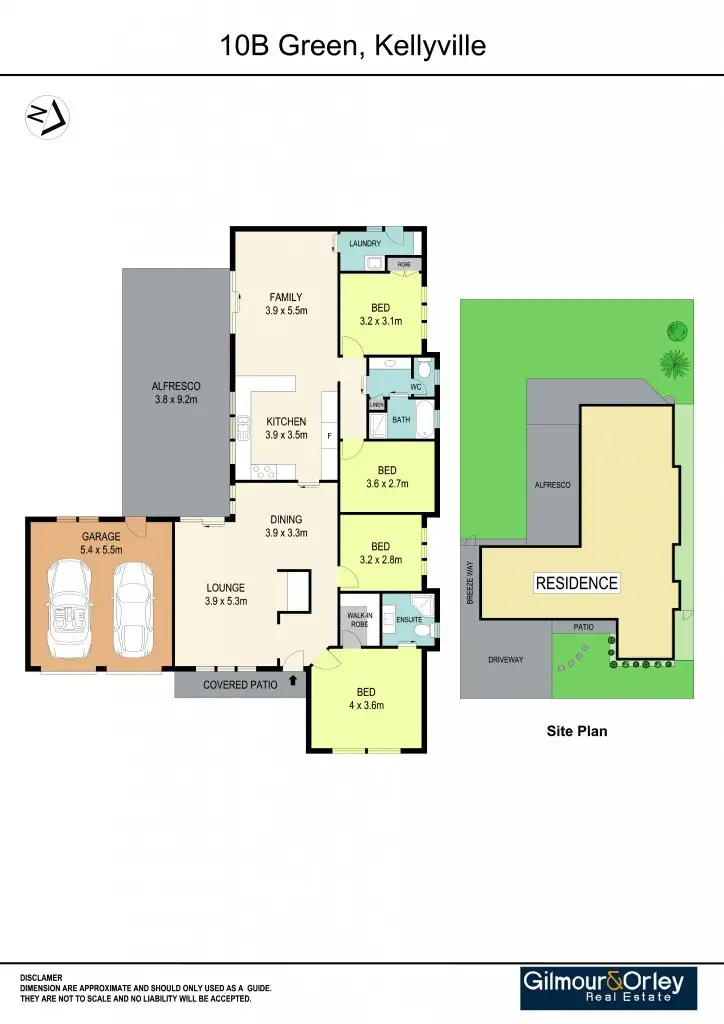 Floorplan of Homely house listing, 10B Green Road, Kellyville NSW 2155