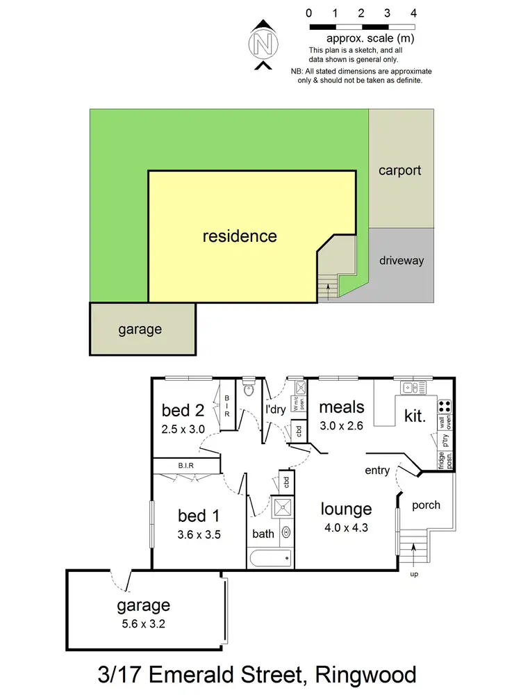 Floorplan of Homely unit listing, 3/17 Emerald Street, Ringwood VIC 3134