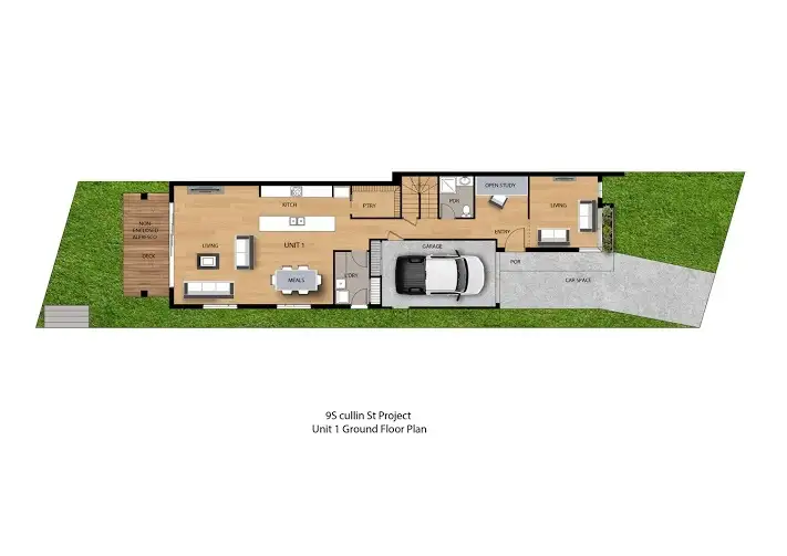 Floorplan of Homely house listing, 1/9 Scullin Street, Altona VIC 3018
