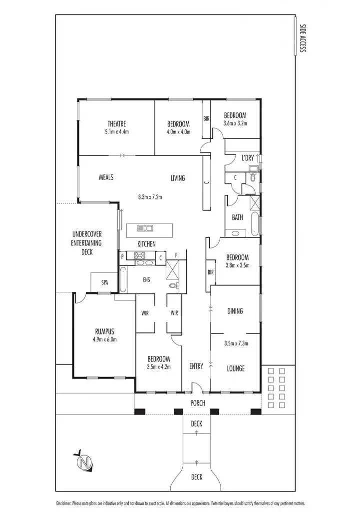 Floorplan of Homely house listing, 668 Eynesbury Road, Eynesbury VIC 3338