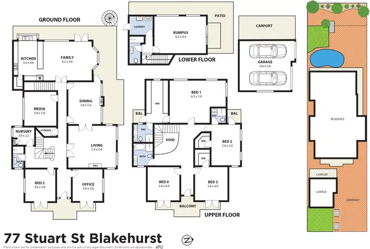 Floorplan of Homely house listing, 77 Stuart Street, Blakehurst NSW 2221