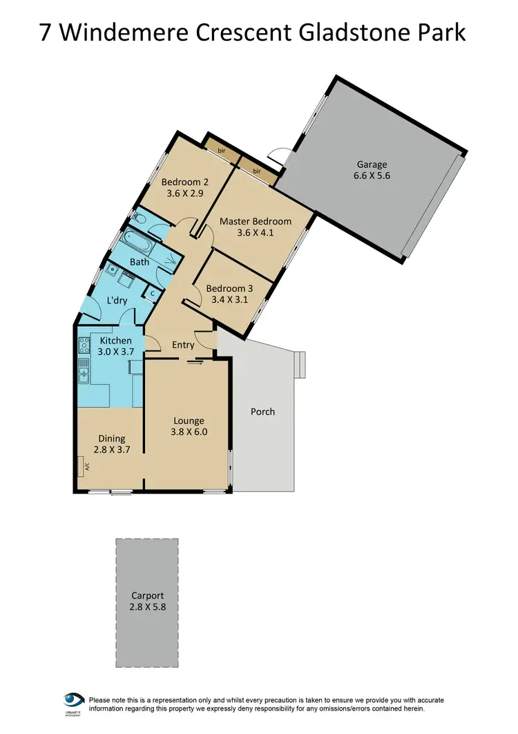 Floorplan of Homely house listing, 7 Windermere Crescent, Gladstone Park VIC 3043