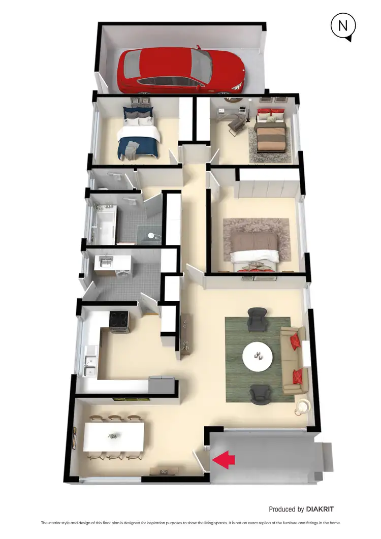 Floorplan of Homely unit listing, 5/15 Reservoir Road, Frankston VIC 3199