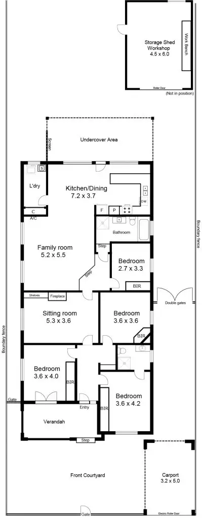 Floorplan of Homely house listing, 85 Murray Street, Wagga Wagga NSW 2650