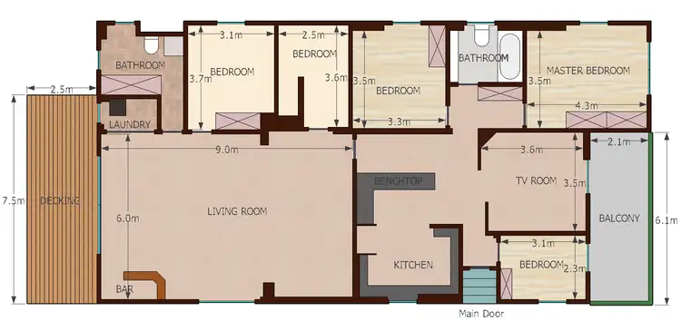 Floorplan of Homely house listing, 16 Berkeley Street, South Wentworthville NSW 2145