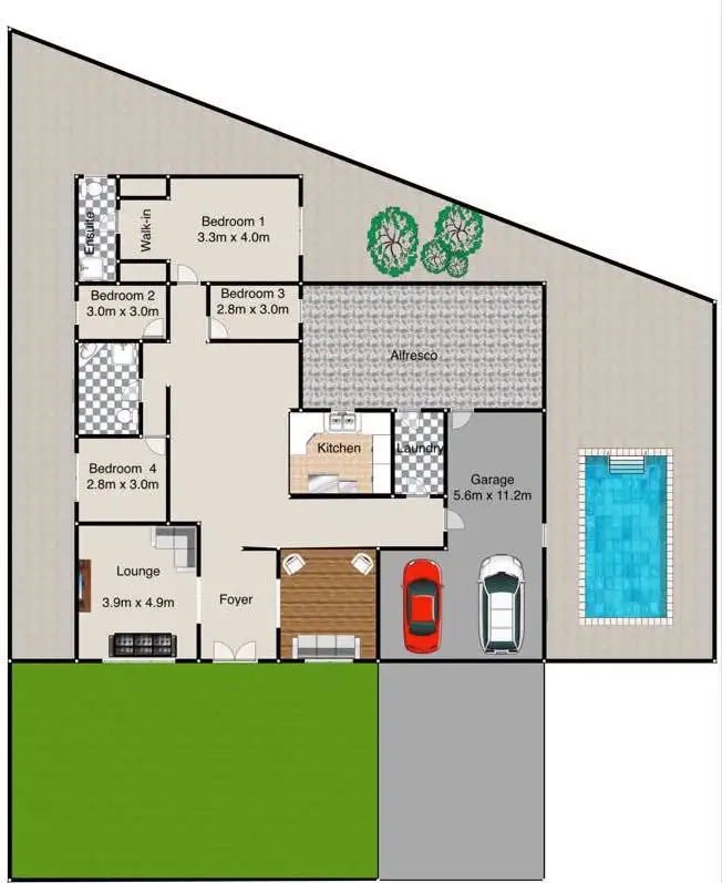 Floorplan of Homely house listing, 7 Powie Close, Claremont Meadows NSW 2747