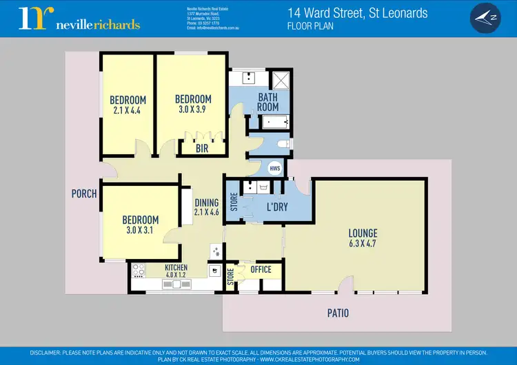 Floorplan of Homely house listing, 14 Ward Street, St Leonards VIC 3223