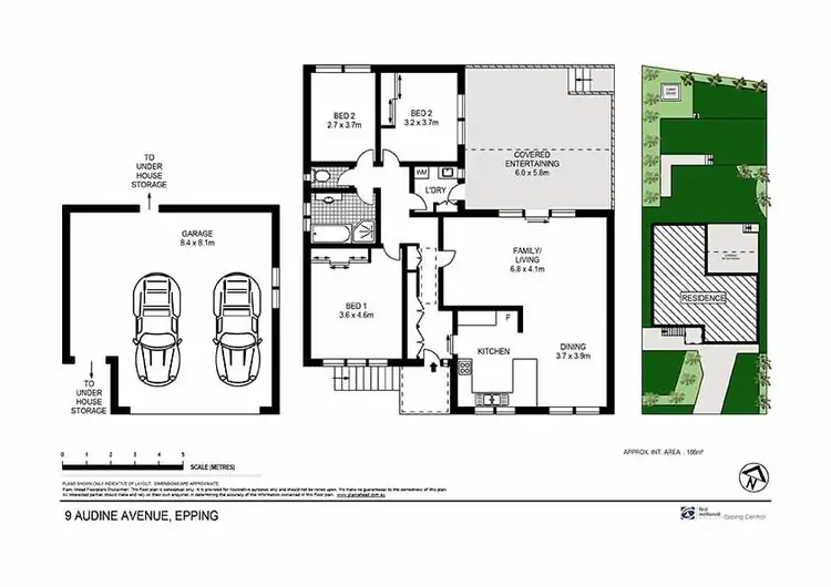 Floorplan of Homely house listing, 9 Audine Avenue, Epping NSW 2121