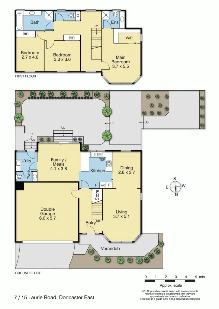 Floorplan of Homely townhouse listing, 7/15 Laurie Road, Doncaster East VIC 3109
