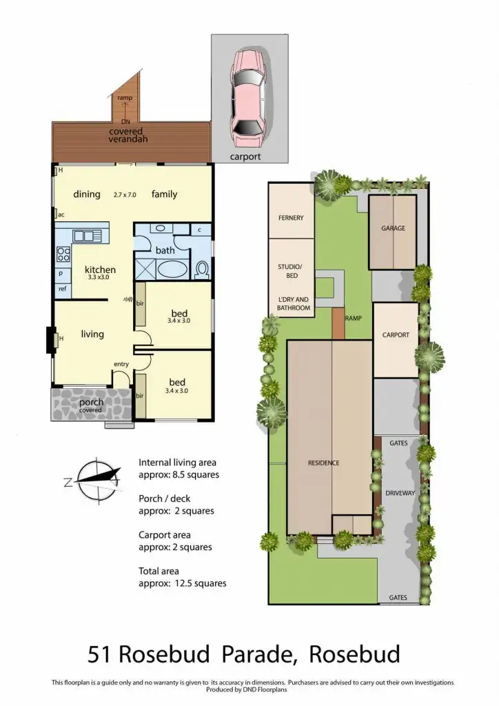 Floorplan of Homely house listing, 51 Rosebud Parade, Rosebud VIC 3939