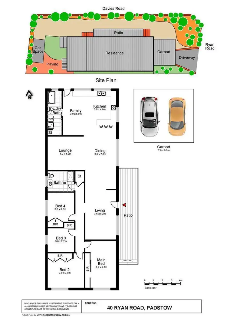 Floorplan of Homely house listing, 40 Ryan Road, Padstow NSW 2211