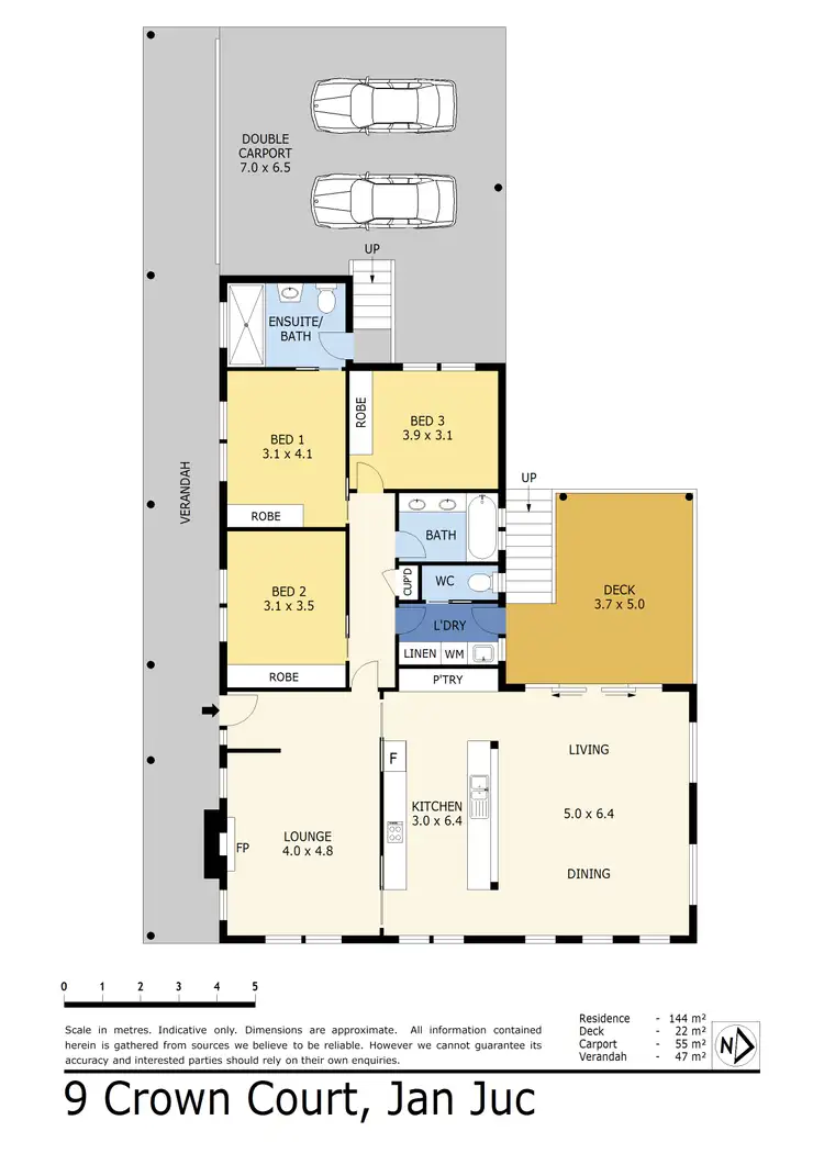 Floorplan of Homely house listing, 9 Crown Court, Jan Juc VIC 3228