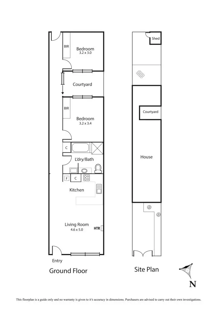 Floorplan of Homely unit listing, 2/45 Cathcart Street, Maidstone VIC 3012
