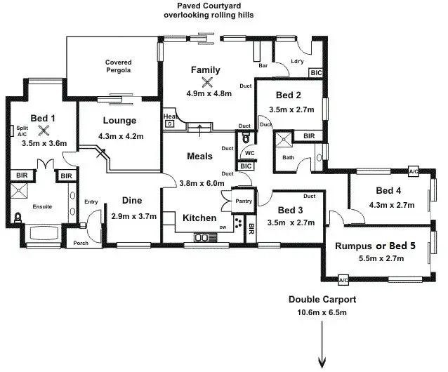 Floorplan of Homely house listing, 14 Staplehurst Lane, Greenhill SA 5140