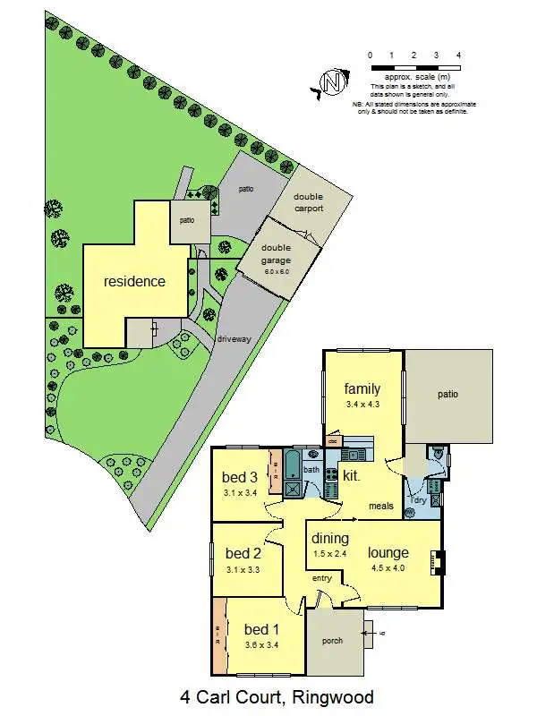 Floorplan of Homely house listing, 4 Carl Court, Ringwood VIC 3134