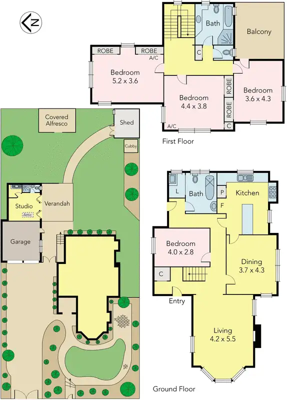 Floorplan of Homely house listing, 142 High Street, Glen Iris VIC 3146