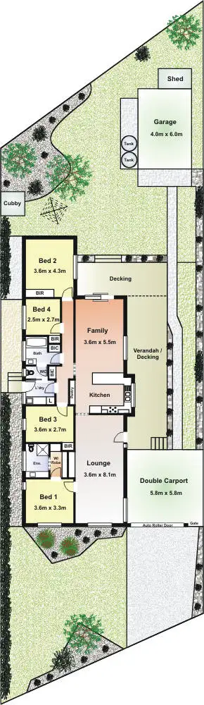 Floorplan of Homely house listing, 9 Keogh Street, Rosebud VIC 3939