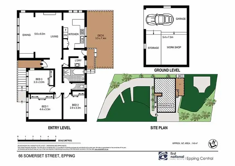 Floorplan of Homely house listing, 66 Somerset Street, Epping NSW 2121