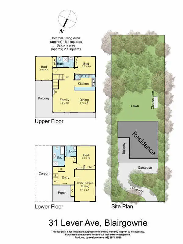 Floorplan of Homely house listing, 31 Lever Avenue, Blairgowrie VIC 3942