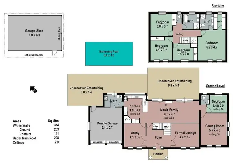 Floorplan of Homely house listing, 16 Nightingale Court, Oakbank SA 5243