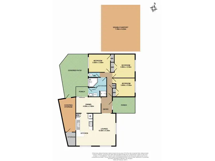 Floorplan of Homely house listing, 1 Iena Street, Dandenong VIC 3175