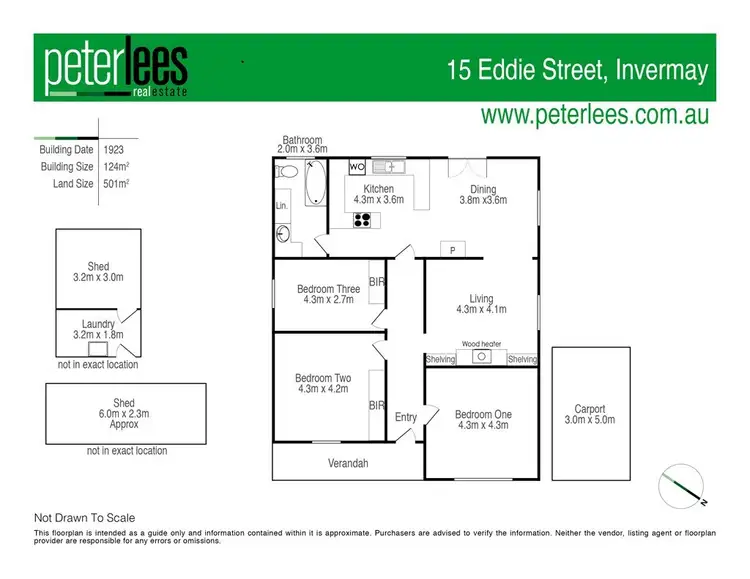 Floorplan of Homely house listing, 15 Eddie Street, Invermay TAS 7248
