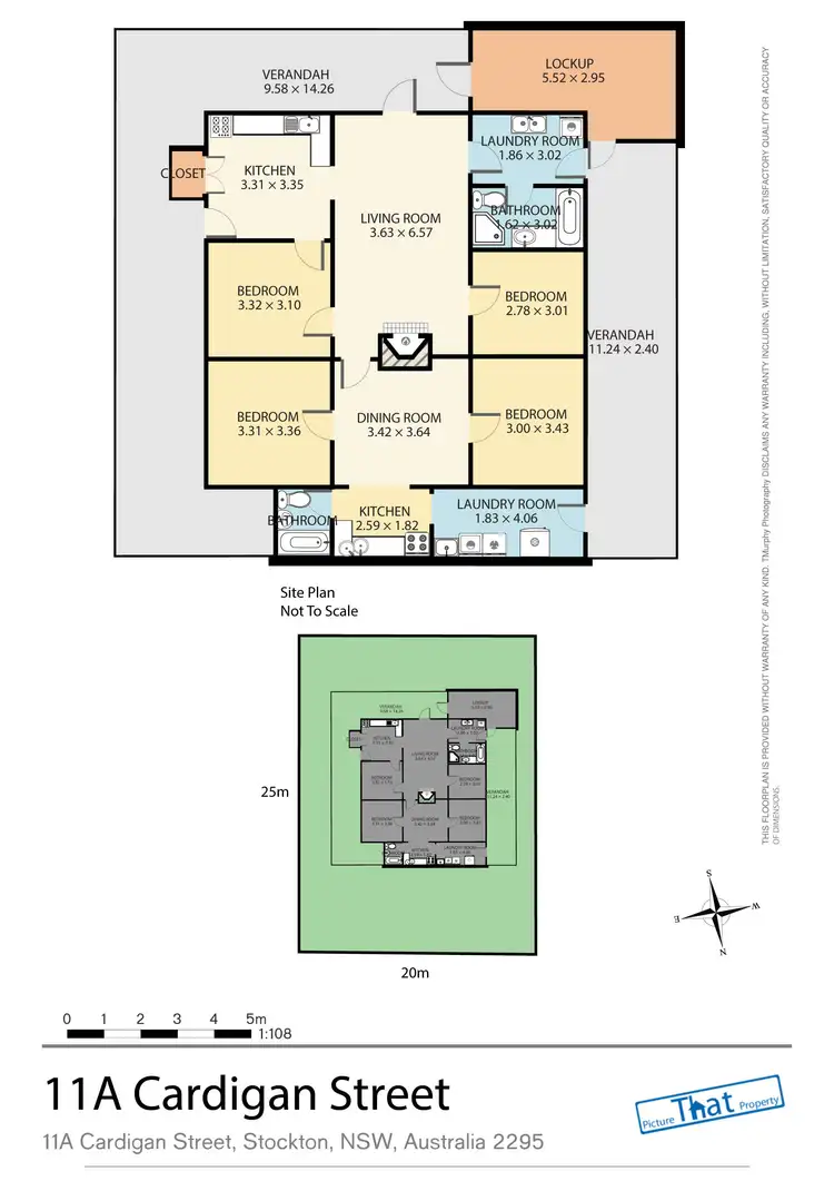 Floorplan of Homely house listing, 11a Cardigan Street, Stockton NSW 2295