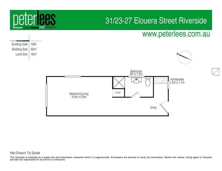 Floorplan of Homely semi-detached listing, 31/23-27 Elouera Street, Riverside TAS 7250